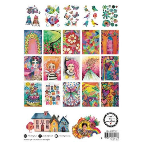 Art By Marlene Whimsical World "The Perfect Size" Cut and Paste Book (ABM-25-DPP359)