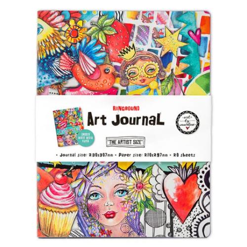 Art By Marlene Art Journal "The Artist Size" (ABM-25-JOUR17) - Postage as per actual