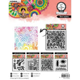 Art By Marlene Deco Waves Mask (ABM-25-MASK357)
