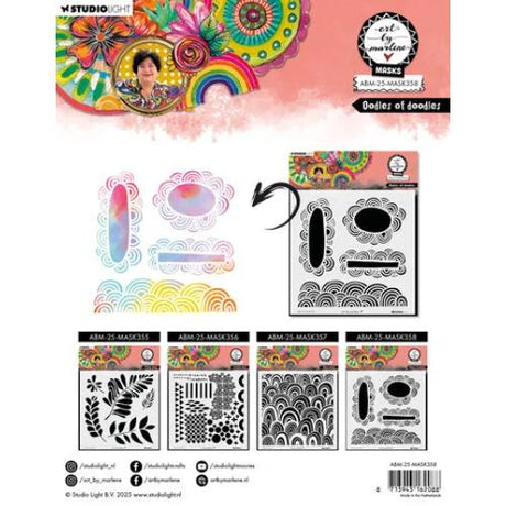 Art By Marlene Doodles of Doodles Mask (ABM-25-MASK358)