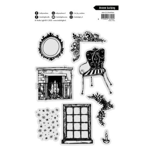 Art By Marlene Scene Building Clear Stamp (ABM-25-STAMP866)