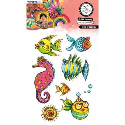 Art By Marlene Sea Creatures Clear Stamp (ABM-25-STAMP886)