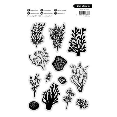 Art By Marlene A lot of Corals Clear Stamp (ABM-25-STAMP888)