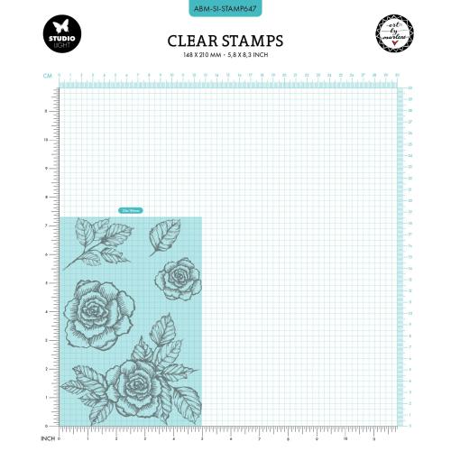 Art By Marlene Signature Collection Clear Stamp Garden Romance