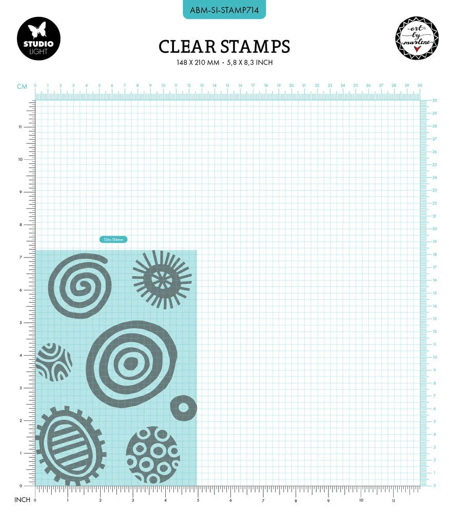 Art By Marlene Signature Collection Clear Stamp Circle Salad