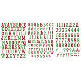 Arden Creative Studio Vintage Christmas 6x8 Inch Alphabet Stickers (3pcs) (ACSAS0001)