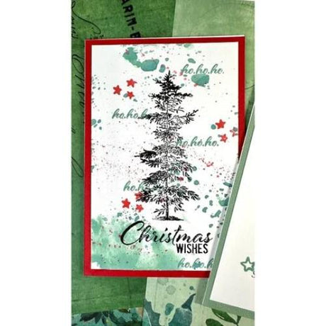 Arden Creative Studio Maker Series 4x8 Inch Clear Stamp Set Festive Elements (ACSCS0013)