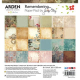 Arden Creative Studio Remembering - 8x8 Inch Paper Pad (ACSPP0016)