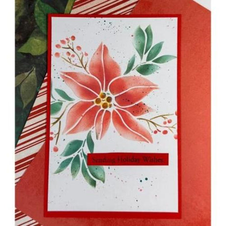 Arden Creative Studio Maker Series 6x8 Inch Stencil Seasonal Blooms (ACSST0008)