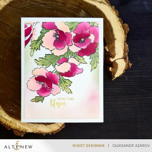 Altenew - Bouquet of Poppies - Complete Bundle - Postage as per Actual