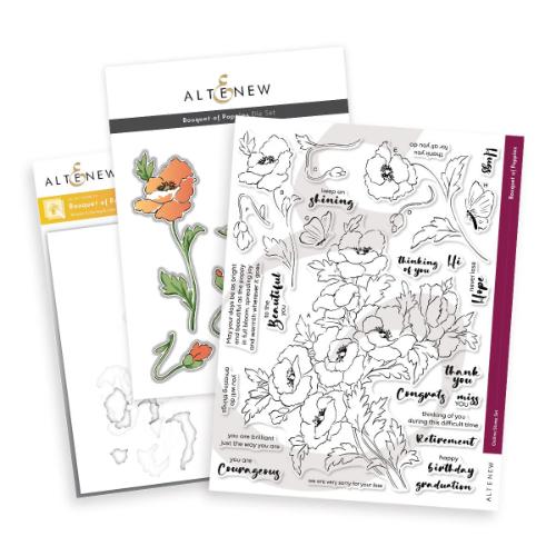 Altenew - Bouquet of Poppies - Complete Bundle - Postage as per Actual