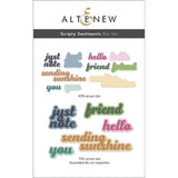 Altenew - Scripty Sentiments Die Set