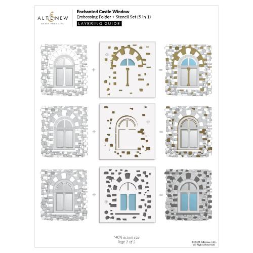 Altenew - Enchanted Castle Window - Complete Bundle