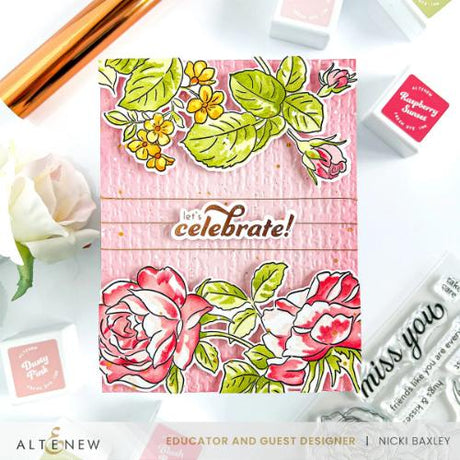 Altenew - Build-A-Garden: Branching Roses & Add-on Die Bundle - Postage as per actual