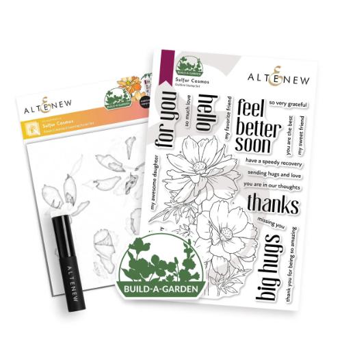 Altenew - Build-A-Garden: Sulfur Cosmos - Postage as per actual