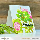 Altenew - Stencil Art: White Cap Peonies & Add-on Die Bundle