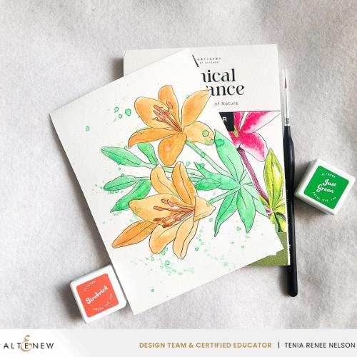 Altenew - Botanical Elegance: Capture the Colors of Nature Watercolor Coloring Book