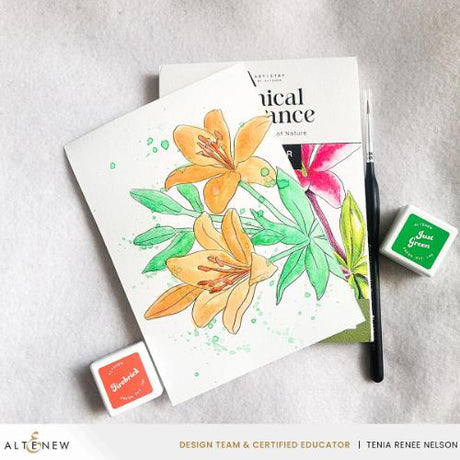 Altenew - Botanical Elegance: Capture the Colors of Nature Watercolor Coloring Book