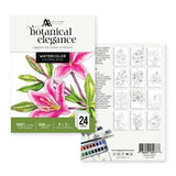 Altenew - Botanical Elegance: Capture the Colors of Nature Watercolor Coloring Book