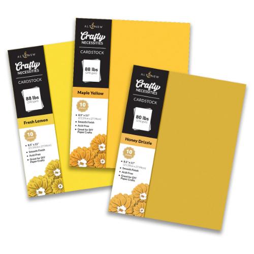 Altenew - Crafty Necessities Cardstock Bundle - Pocketful of Sunshine - Postage as per Actual