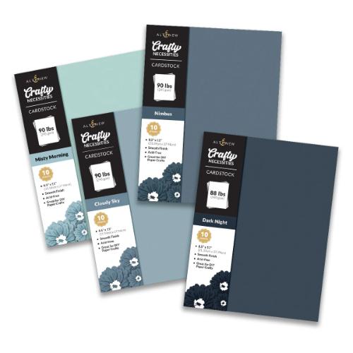 Altenew - Crafty Necessities Cardstock Bundle - Tranquility - Postage as per Actual
