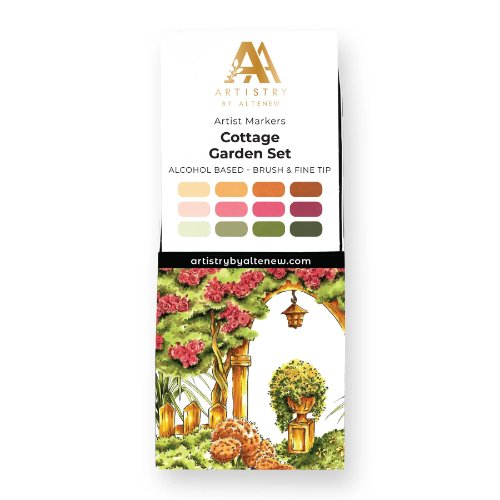 Altenew - Cottage Garden Artist Alcohol Marker Set N - Postage as per Actual