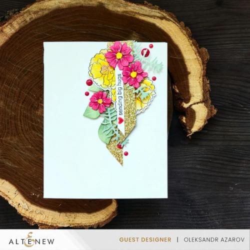 Altenew - Mini Delight: A Floral Congrats Stamp & Die Set