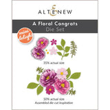 Altenew - Mini Delight: A Floral Congrats Stamp & Die Set