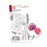 Altenew - Mini Delight: A Floral Congrats Stamp & Die Set