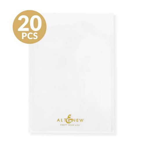 Altenew - Storage Pockets: 7.5" x 10.75" (20 pieces/set) - Postage as per Actual