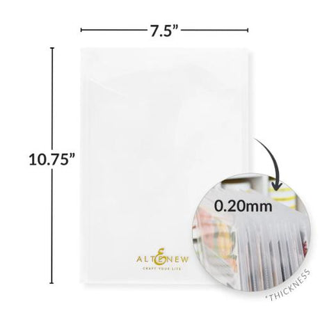 Altenew - Storage Pockets: 7.5" x 10.75" (20 pieces/set) - Postage as per Actual