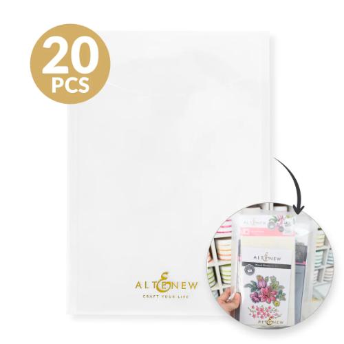 Altenew - Storage Pockets: 7.5" x 10.75" (20 pieces/set) - Postage as per Actual