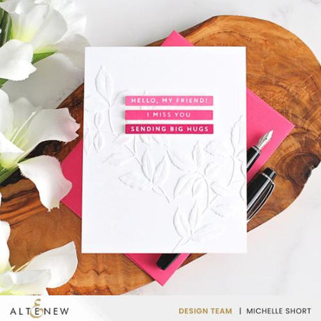 Altenew - One-Go: Solid Sentiment Strips - Die Set