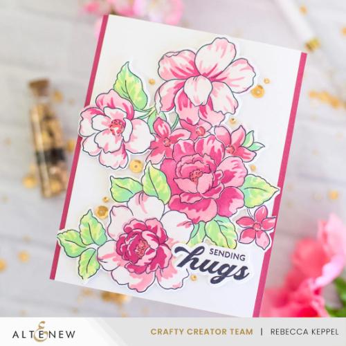 Altenew - Build-A-Garden: Breezy Petals and Add-on Die Bundle - Postage as per Actual