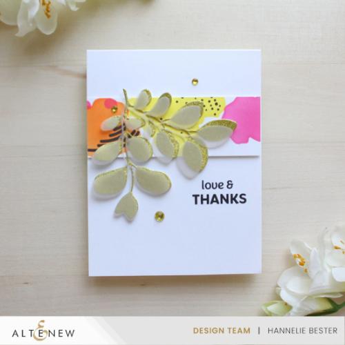 Altenew - Stencil Art: Nature Splashes and Add-on Die Bundle