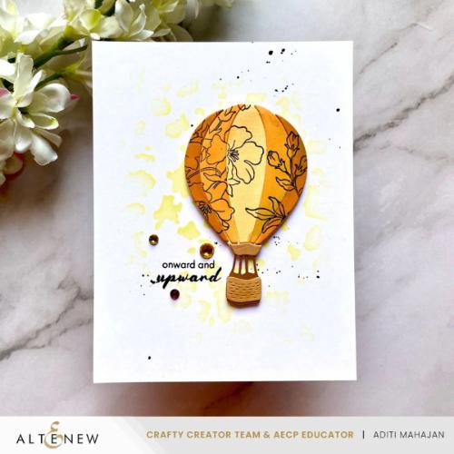 Altenew - Foil Leaf Background Stencil