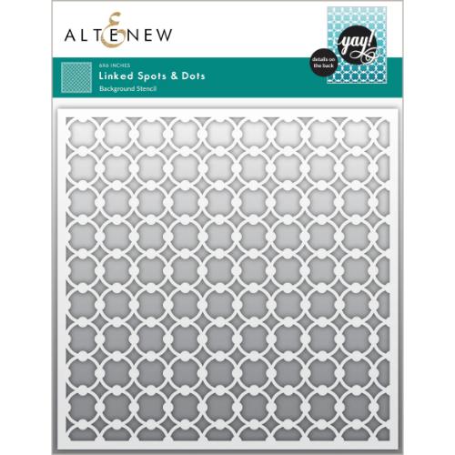 Altenew - Linked Spots & Dots Background Stencil