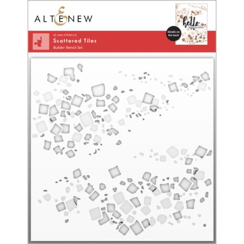 Altenew - Scattered Tiles Builder Stencil Set (2 in 1)