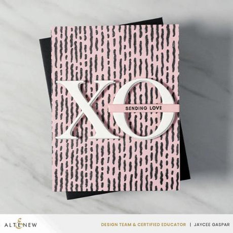 Altenew - Squiggly Lines Background Stencil