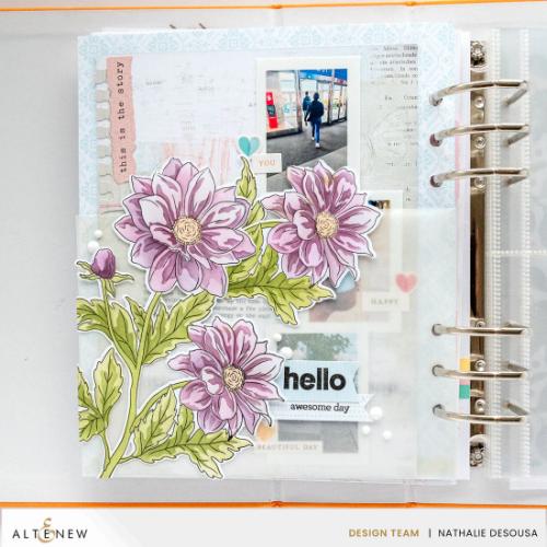 Altenew - Build-A-Garden: Dreamy Dahlias and Add-on Die Bundle - Postage as per Actual