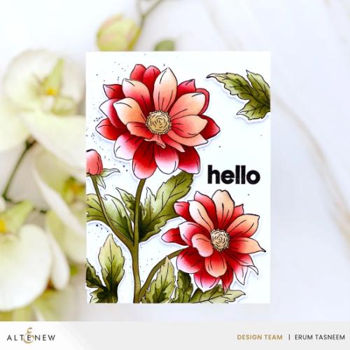 Altenew - Build-A-Garden: Dreamy Dahlias and Add-on Die Bundle - Postage as per Actual