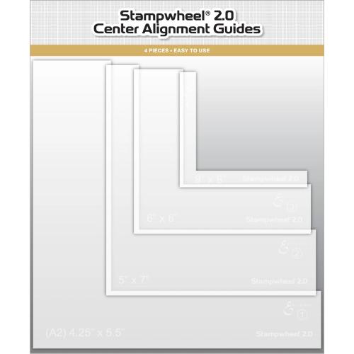 Altenew - Stampwheel 2.0 - Center Alignment Guides - Postage as per Actual