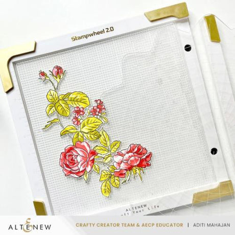 Altenew - Stampwheel 2.0 - Radial Grid Flip Plate - Postage as per Actual