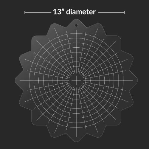 Altenew - Stampwheel 2.0 - Radial Grid Flip Plate - Postage as per Actual