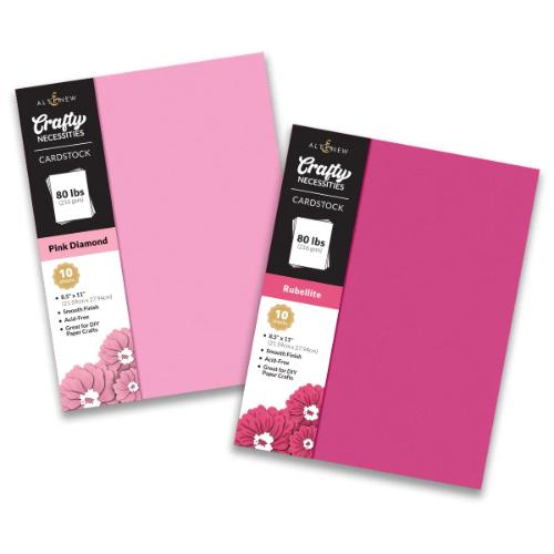 Altenew - Crafty Necessities Cardstock Bundle - Cherry Blossom - Postage as per Actual