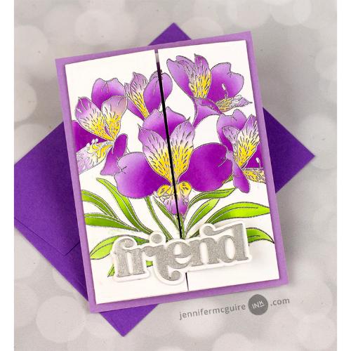 Altenew - Build-A-Garden: Peruvian Lily & Add-On Die Bundle - Postage as per Actual