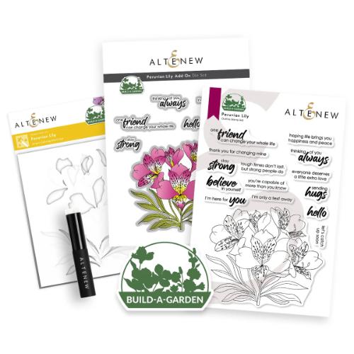 Altenew - Build-A-Garden: Peruvian Lily & Add-On Die Bundle - Postage as per Actual