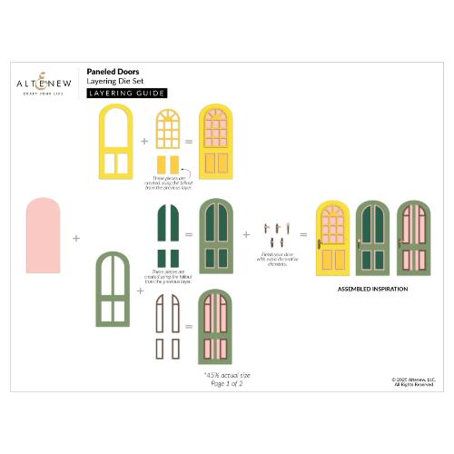 Altenew - Paneled Doors Layering Die Set