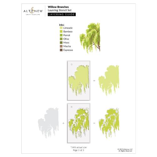 Altenew - Willow Branches - Complete Bundle