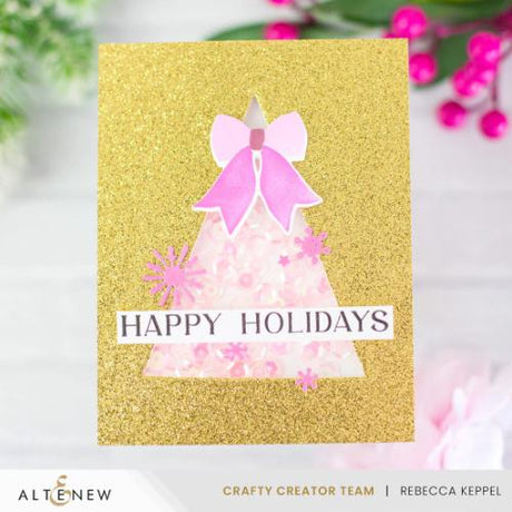 Altenew - Glitter Cardstock Set - Citrine (8.5x11, 10 sheets) - Postage as per Actual